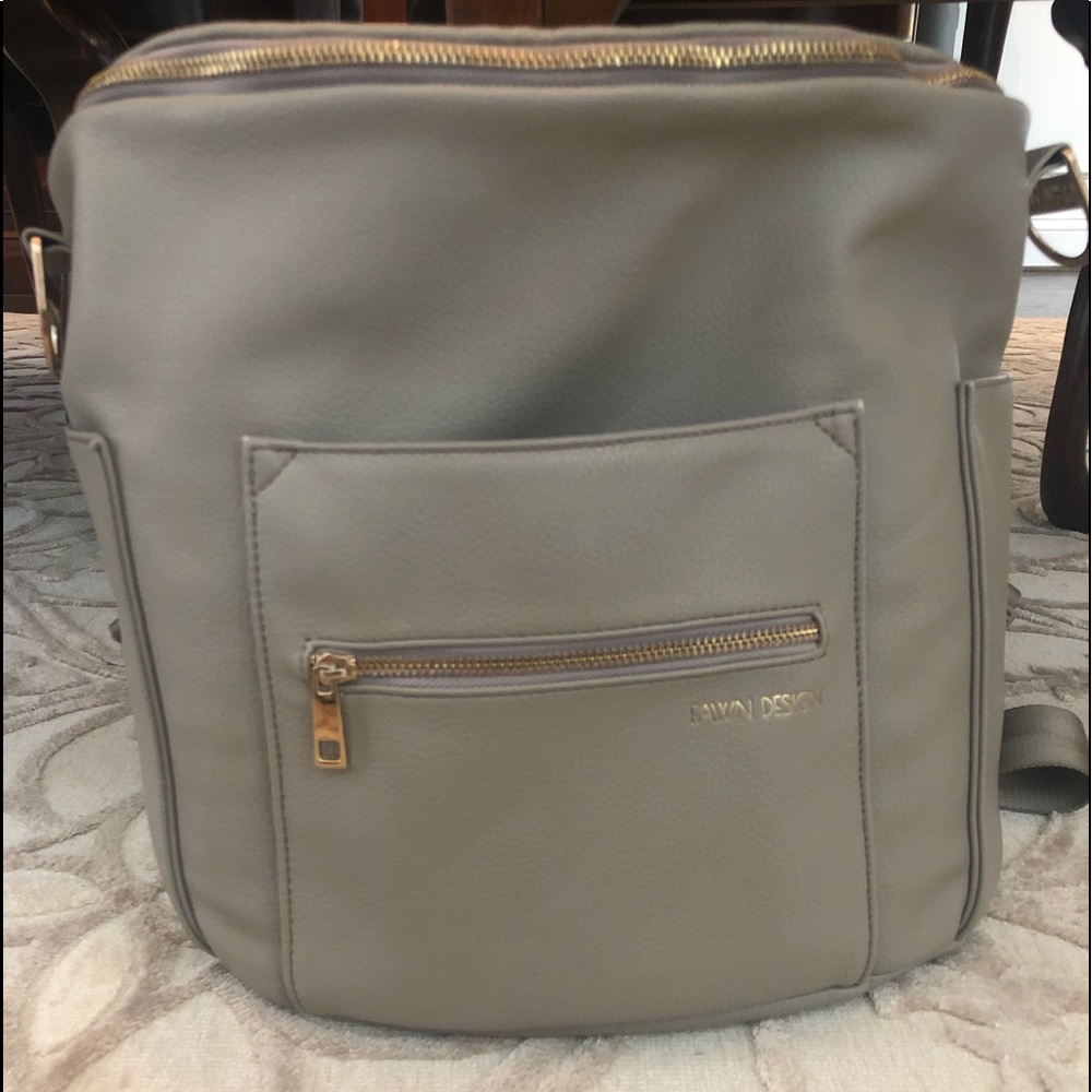 Fawn Design Grey Diaper Bag